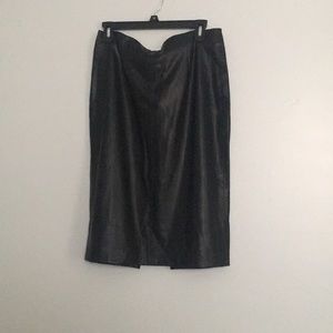 Zara leather skirt